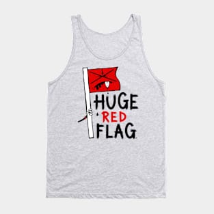 Huge Red Flag Tank Top